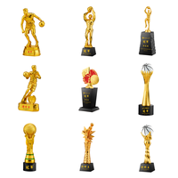 Trophées et plaques en cristal de sublimation K9 personnalisés gratuits, récompenses pour les équipes sportives de basketball
