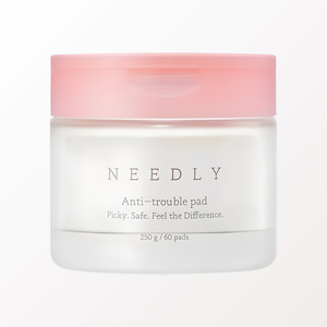 แผ่นมาส์กหน้าบำรุงผิวจากเกาหลี NEEDLY Anti-Trouble Pad 250 กรัม 60 แผ่น รักษาสิว ด้วยน้ำมันมะกอก บรรจุกล่อง - Product Image 2