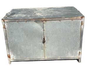 Boîtes de rangement en métal vintage/boîte de coffre vintage/boîte de rangement de vêtements boîte de coffre en fer galvanisé pour le stockage de vieilles conceptions boîte antique - Product Image 1