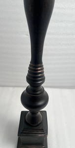 Elegant Aluminum <b>Candle</b> Holder With Black Antique Finish Decorative Home Centerpiece For Wedding Festival Dining Living Room - Product Image 2