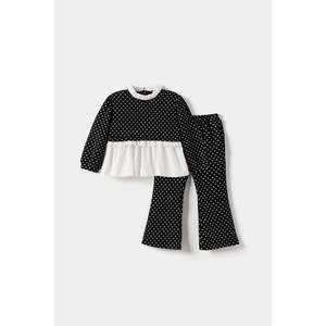 Conjunto de Ropa Estilo Coreano OZKIZ para Niñas, 100% Algodón, para Primavera/Otoño, Moda Infantil para Edades de 2 a 6 Años, Venta al Por Mayor - Product Image 1