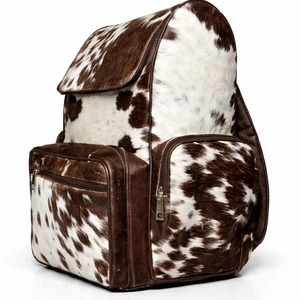 Sacs à dos scolaires en cuir de vachette avec logo personnalisé, vente en gros, fournisseur OEM, qualité export premium, sacs pour étudiants, livraison mondiale - Product Image 4