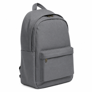 Sac à dos pour ordinateur portable ALI STITCH MASTER en toile rouge, fermeture éclair, poche avant, design minimaliste unisexe, capacité 20-36L, physiologique - Product Image 1
