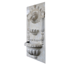 Fontaine murale VDI Exports Royal Lion Face, résistante aux intempéries, faite à la main, en résine de luxe, pour jardin et mariage - Product Image 1
