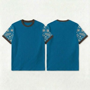 Camiseta de Algodón Lisa para Hombre, Manga Corta, Acabado en Color Sólido, Camiseta Informal Premium, Camisetas Europeas para Hombre - Product Image 3