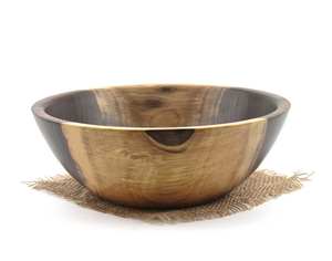 Tazón de Sopa de Madera Natural Ecológico, Hecho a Mano, Estilo Japonés, Tazón Redondo de Madera para Servir Ensaladas, Vajilla con Logotipo Personalizado, Tazones de Madera - Product Image 2