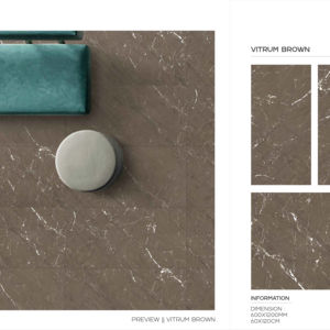 Carreaux de porcelaine émaillée polie à surface sculptée distinctive, optimisés pour l'installation murale et au sol dans les espaces spacieux, rehaussant l'intérieur. - Product Image 1