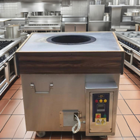 Tandoor électrique en bois-Design hybride Chauffage rapide et efficace énergétiquement Style de four traditionnel en argile avec moderne