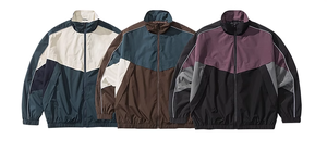 Chaqueta Cortavientos Personalizada para Hombre, Estilo Urbano, 100% Poliéster, Ligera, Hip Hop, Cuello Alto, Secado Rápido, Fabricante OEM - Product Image 2