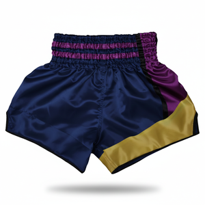 Shorts de Muay Thai personnalisés, polyester satiné de haute qualité, respirants, style thaïlandais, vente en gros - Product Image 4