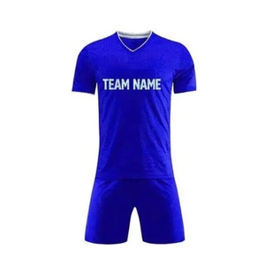 Servicio OEM, Logotipo Frontal Personalizado Impreso, Uniforme de Fútbol para Hombre de Manga Corta, 100% Poliéster, Secado Rápido, Transpirable, Alta Calidad - Product Image 2