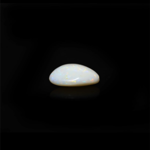 Natural Larimar Amber Opal Loose Gemstone 5.75 Carat Pear Oval Pink for Fine Jewelry - Product Image 3