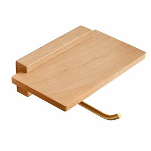 Porte-papier toilette mural en bois de manguier, nouveau design, pour cuisine et salle de bain, en bois massif - Product Image 2