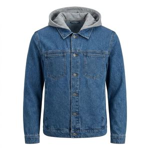 Chaqueta de mezclilla al por mayor para hombre, con botones metálicos de mezclilla cruda, para marcas de moda Heritage, proveedor a granel - Product Image 5
