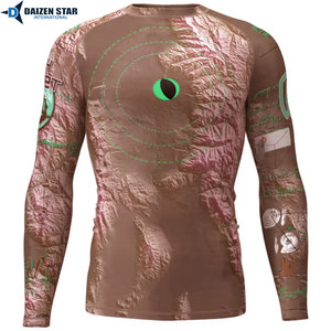 Chemise de compression sportive à manches longues UPF50+ avec logo personnalisé OEM, respirante, séchage rapide, antibactérienne, haute qualité - Product Image 5