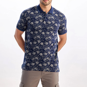 Camiseta Polo de Punto 100% Algodón, Calidad Original, Precio Bajo, Manga Corta, Logotipo Personalizado para Hombre, Cómoda - Product Image 1