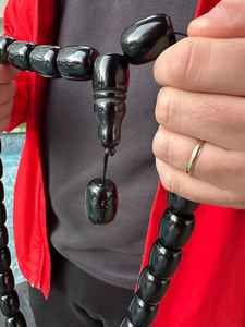 Chapelet de prière musulman fait main en résine, Tasbih islamique - Product Image 3