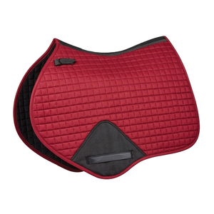 Tapis de selle pour chevaux de haute qualité en tissu de laine de couleur unie avec doublure en maille compressée et polaire, antidérapants, logo personnalisé, pour dressage et saut d'obstacles - Product Image 3