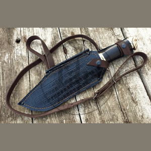 Premium <b>Mirror</b> Finish Fixed Blade Straight Clip Point Tactical Bowie Knife Leather Sheath OEM Wholesale Stainless Steel Outdoor - Product Image 4