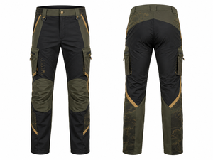 Pantalon de chasse en softshell camouflage imprimé pour homme MEGAMAPLE, imperméable, polyester, style automne, pour l'extérieur - Product Image 1