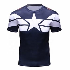 T-shirt personnalisé pour homme avec impression intégrale par sublimation, vêtements de sport légers, fabrication OEM ODM, directement de l'usine - Product Image 3