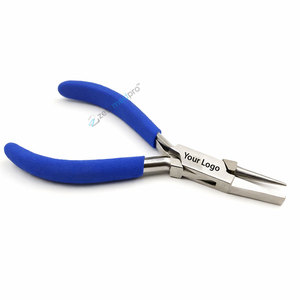 Pince à bec rond et plat Zetomed pro 130 mm de qualité supérieure, en acier inoxydable, outil manuel de précision 2 en 1 pour la fabrication de bijoux avec poignée confortable - Product Image 2
