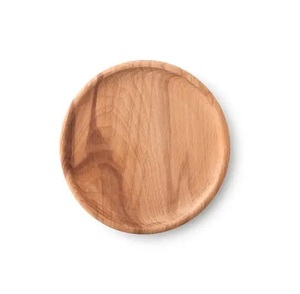 Plato Redondo de Madera de la Mejor Calidad, Color Sólido, Diseño Minimalista, Platos y Vajilla Hechos a Mano - Product Image 3