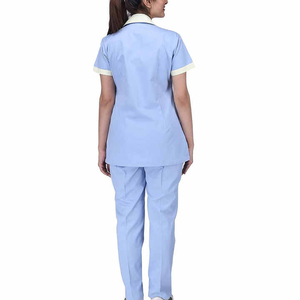High Performance Women's New Eco-Friendly Canvas Nurse <b>Scrub</b> Sets Long Sleeve Hospital Uniform for Summer Wear - Product Image 5