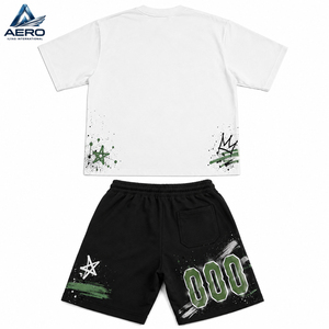 <b>Top</b> Seller Best Product Customized Contrast Color New Arrival Best Supplier Product Stylish Men Wear Short Shirt Sets - Product Image 2