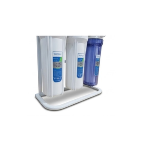 Système de filtration d'eau par osmose inverse Wellsys à 7 étapes sous évier 100 GPD avec réservoir de stockage, support et manomètre - Product Image 3