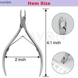 Coupe-ongles professionnels personnalisés en acier inoxydable avec lame tranchante, ouverture large et poignée lisse - Product Image 5