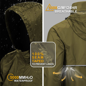 New Fashionable Long Sleeve Custom Design Men's Windbreaker <b>Jacket</b> with Stand Collar Canvas Fabric Reasonable Price - Product Image 6