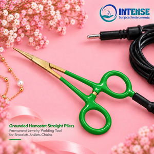 Pinzas Hemostáticas Rectas para Joyería Permanente, Herramienta de Soldadura para Pulseras, Tobilleras y Cadenas - Product Image 4
