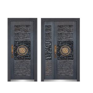 Porte blindée en acier de qualité militaire, porte de sécurité blindée abordable, antirouille et anti-effraction pour la maison africaine - Product Image 3