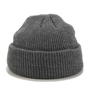 Bonnet tricoté personnalisé style casquette pour marques streetwear, profil bas, tricot côtelé, vente en gros, fournisseur de marques privées - Product Image 2