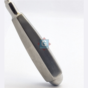 Elevador de raíces de acero inoxidable con agarre ergonómico, instrumento quirúrgico, instrumento dental Grayrocks, elevador de raíces manual - Product Image 3