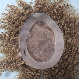 Prótesis Capilar de Cabello Humano Remy Indio con Rizos Kinky para Hombre, Base Mono - TAZ HAIR BANGLADESH - Product Image 2