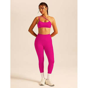 Combinaison de yoga moulante à col halter, dos nu, séchage rapide, pour la course à pied et le fitness, pour femmes - Product Image 3
