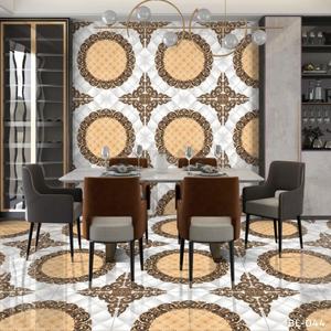 Vistaar Factory, proveedor indio, Foshan 600x600 Book Match, baldosas de cerámica de mármol, baldosas de porcelana a precio de fábrica - Product Image 2