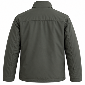 <b>Men's</b> <b>Lightweight</b> Stand Collar Windbreaker <b>Jacket</b> Regular Fit Full Zip Shell Coat with Side Pockets Custom Logo OEM Outerwear - Product Image 2
