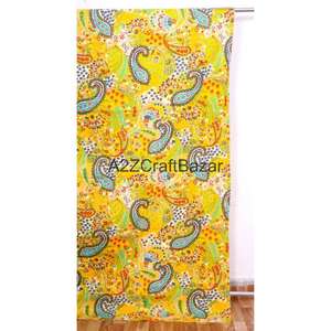 Juego de Edredón de Algodón Orgánico Estampado a Mano, Diseño Tradicional de Lujo, Estilo Kantha Vintage, Transpirable, Ecológico, para Todas las Estaciones - Product Image 2