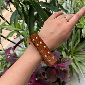 Nouveau design, excellente qualité, bracelet en bois pour femme, bijoux fantaisie artificiels, nouveau design unisexe, artisanat naturel - Product Image 2