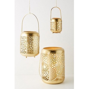 Support à bougie en métal, porte-bougie pour l'éclairage et la décoration de la maison, ensemble élégant avec finition antique, porte-bougie décoratif - Product Image 4