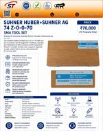 Kit d'outils SMA de précision pour l'assemblage de connecteurs RF, avec coffret de rangement en bois pour l'installation et la maintenance