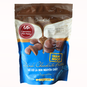 Fabricante de Vietnam Vende Directamente Ingredientes para Panadería con Chocolate Negro Puro HALAL 65% Cacao en Tabletas de 1KG 5KG 10KG OEM/ODM - Product Image 1