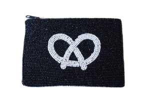 Mignon artisanat perlé broderie Design STAR Design pochette à monnaie Mini sac à fermeture éclair fantaisie élégant et nouveau Design par Hiba Enterprises - Product Image 6