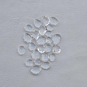 8mm 10mm 12mm cristal Natural facetado tamaño libre rebanada gota Talpe grado AAA corte Rosa piedra preciosa certificada a costo de fábrica al por mayor - Product Image 5