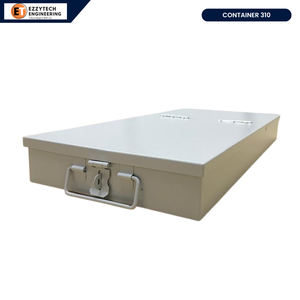 Contenedor Industrial con Cerradura ET 310, Caja de Almacenamiento de Equipos Eléctricos de Metal, Caja de Herramientas de Acero con Recubrimiento en Polvo y Equipo para Electricidad - Product Image 2
