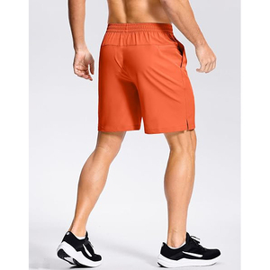 Shorts de sport respirants avec coutures plates anti-irritation et poche arrière zippée - Product Image 1