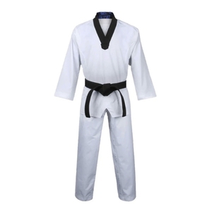 Conjunto de Uniforme de Taekwondo Amarillo para Niños, 100% Algodón, Ropa de Artes Marciales Resistente, Talla Infantil Regular, Teñido Liso, En Stock - Product Image 3